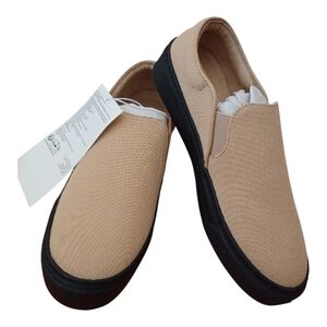 Women's Tan Slip-on Sneakers